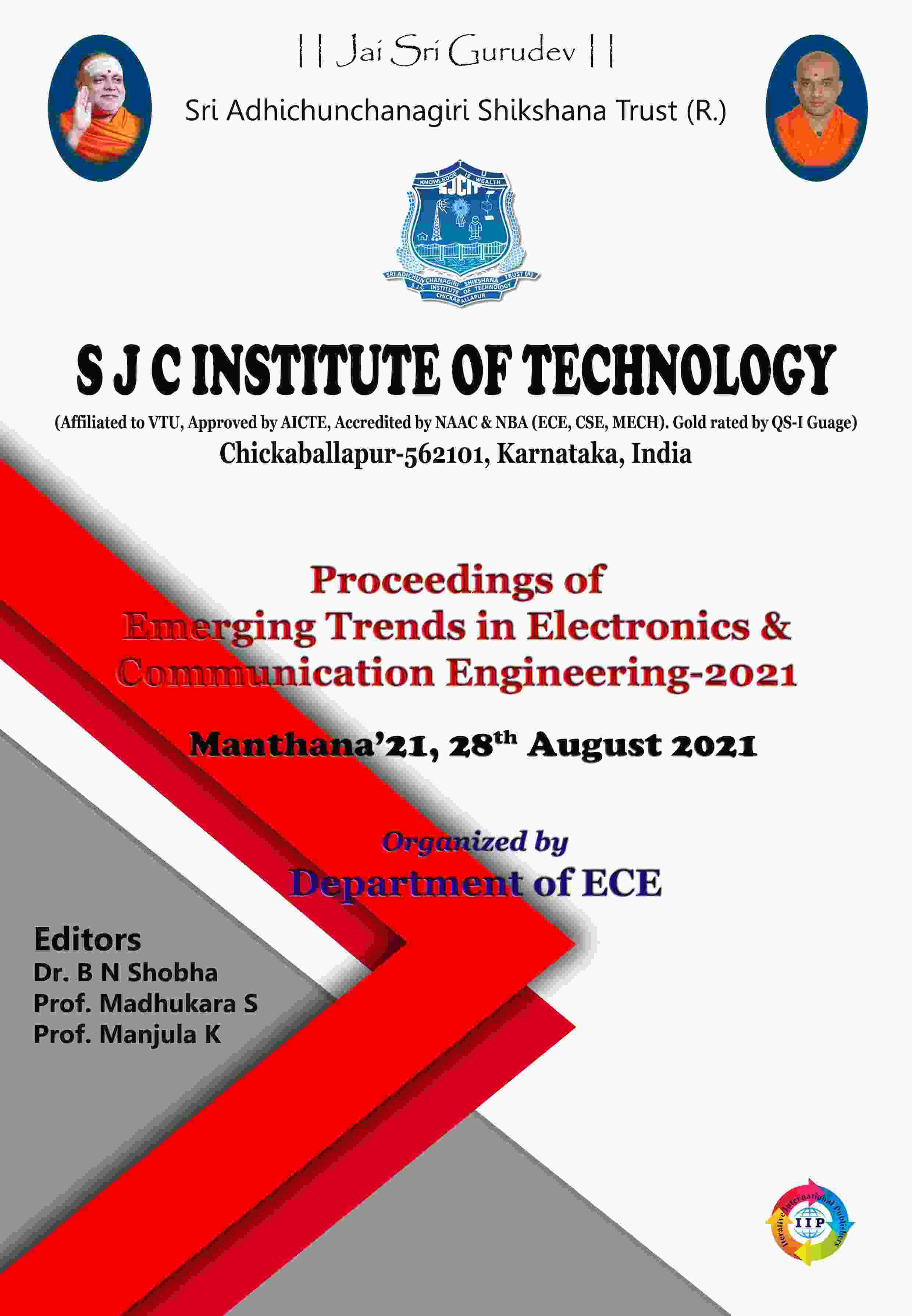 PROCEEDINGS OF EMERGING TRENDS IN ELECTRONICS & COMMUNICATION ENGINEERING-2021